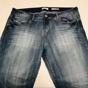 Kensie Skinny Jeans, light stone wash, size 32